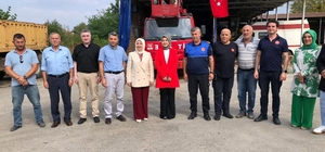 Karapürçek'te itfaiyeye kutlama ziyareti