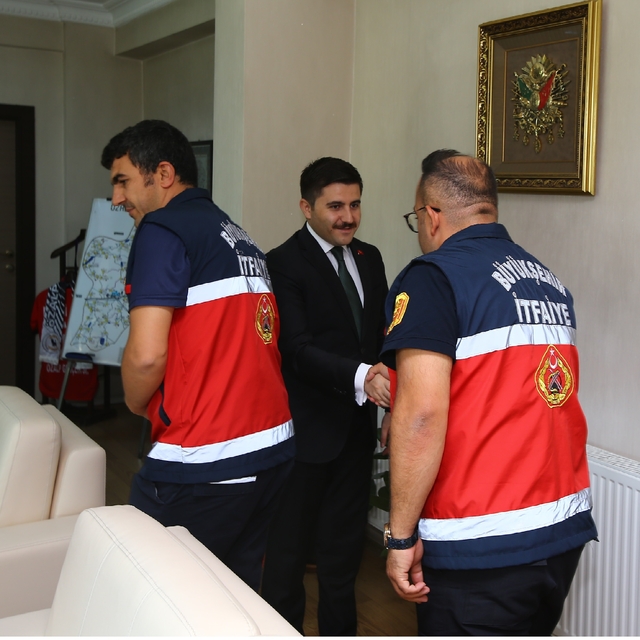 Özalp Kaymakamı Bulut, İtfaiyecilerle buluştu