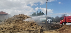 Hüyük'teki yangınlar itfaiye ekiplerince söndürüldü