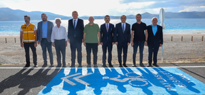 Salda Gölü çevresine 7 kilometrelik bisiklet yolu yapıldı 