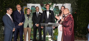 Milli voleybolcu Ayça Aykaç, antrenör Mert Altıntaş'la İzmir'de evlendi