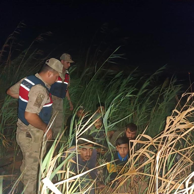 Kilis'te 7 düzensiz göçmen yakalandı