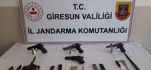 Giresun'da kaçak silah atölyesi operasyonunda bir kişi yakalandı