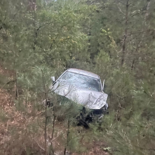 Taraklı'da uçuruma yuvarlanan otomobildeki 3 kişi yaralandı