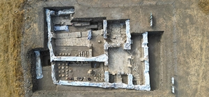 Satala Antik Kenti'ndeki kazıda çok kollu şamdan bulundu