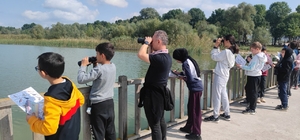 Bolu'da öğrencilere kuş gözlem etkinliği düzenlendi