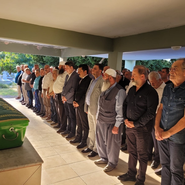 Hatay'da oğlu tarafından öldürülen baba toprağa verildi