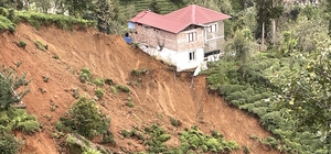 Rize'de şiddetli yağışın ardından hasar tespiti sürdü