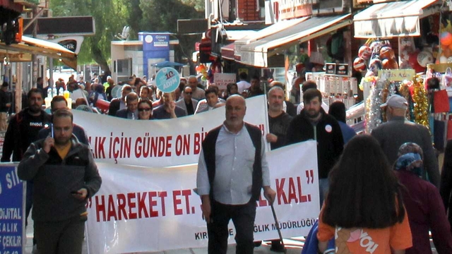 Kırıkkale'de "Dünya Yürüyüş Günü" etkinliği düzenlendi
