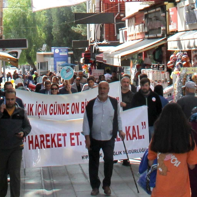 Kırıkkale'de "Dünya Yürüyüş Günü" etkinliği düzenlendi