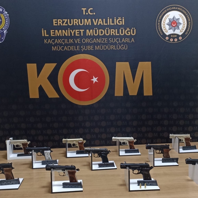 Erzurum'da silah kaçakçılığı operasyonunda 1 şüpheli tutuklandı