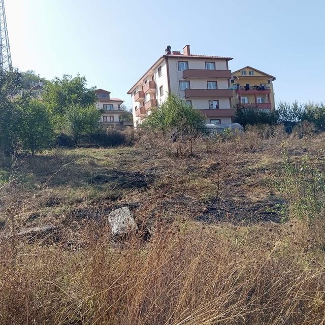 Yeniçağa'da çıkan ot yangını büyümeden söndürüldü