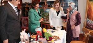 Yozgat'ta engellilerin el işi çalışmaları sergilendi