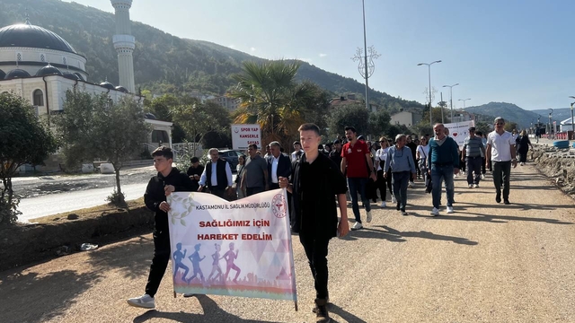 Çatalzeytin'de Dünya Yürüyüş Günü etkinliği düzenlendi
