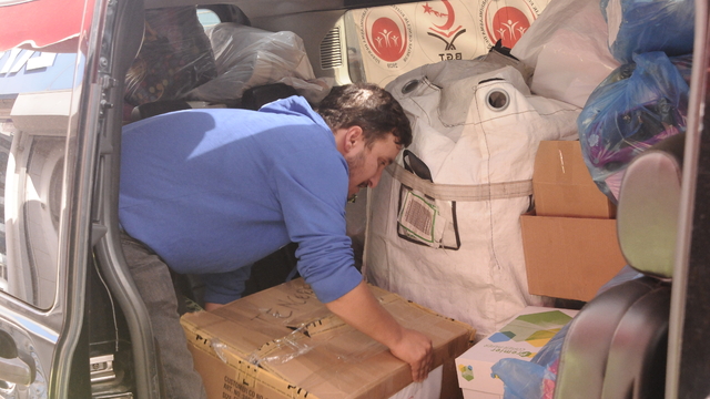 Mudanyalı hayırseverlerden Hataylı depremzede öğrencilere yardım