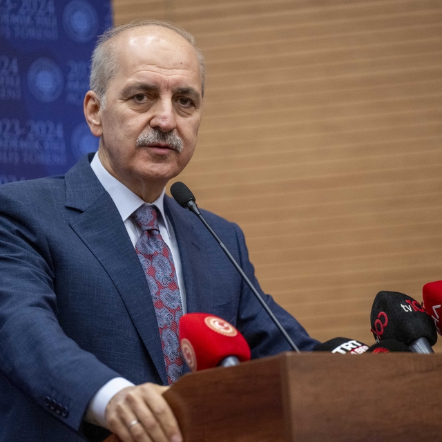 Prof. Dr. Necdet Ünüvar, Ankara Üniversitesinin akademik yıl açılış törenin...