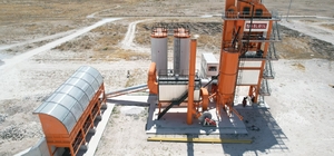 Eskil Belediyesi sıcak asfalt şantiyesi hizmete girdi