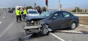 Bolu'da iki otomobilin çarpıştığı kazada 4 kişi yaralandı