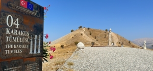 Adıyaman'daki Karakuş Tümülüsü'nde detaylı jeoradar çalışmalarına başlandı