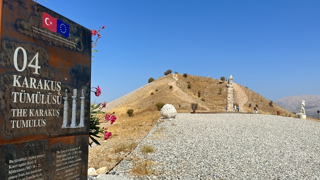 Adıyaman'daki Karakuş Tümülüsü'nde detaylı jeoradar çalışmalarına başlandı
