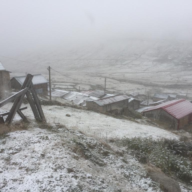 Rize'nin yüksek kesimleri beyaza büründü