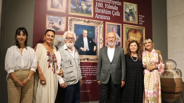 İyilik İçin Sanat Derneği İbrahim Çallı anısına Çal'da resim sergisi açtı
