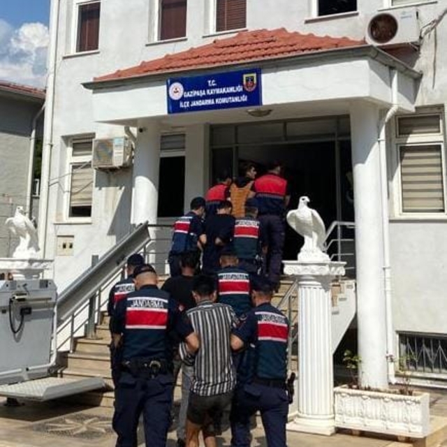 Gazipaşa'da avokado hırsızlığı şüphelisi 4 kişi yakalandı