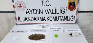 Aydın'da otomobilinde uyuşturucu bulunan şüpheli gözaltına alındı