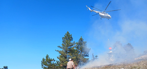 Kütahya'da orman yangını; 1 hektar alan zarar gördü