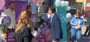 Türkeli'de meme kanseriyle ilgili bilgilendirme yapıldı