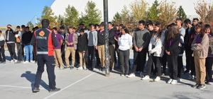 İscehisar'da deprem ve yangın tatbikatı yapıldı