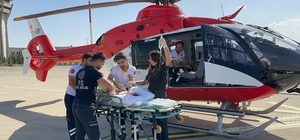 Şırnak'ta ambulans helikopter Berfin bebek için havalandı