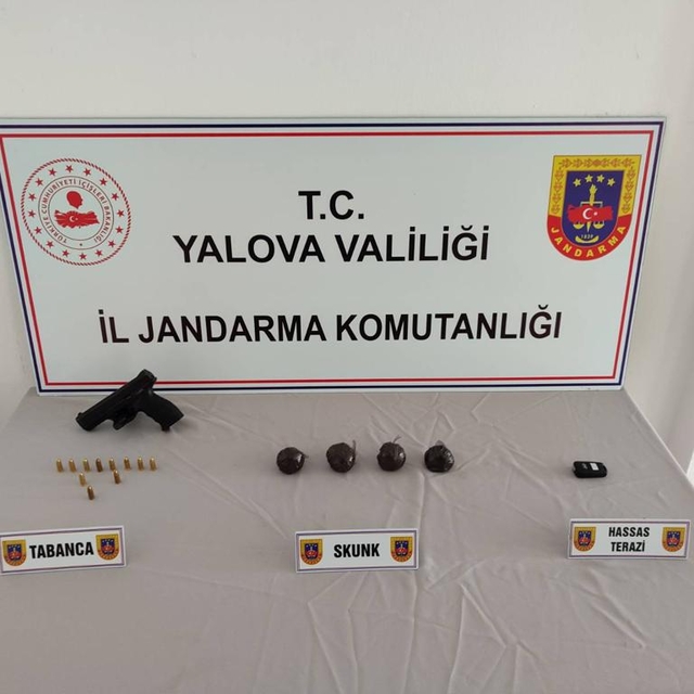 Yalova'da uyuşturucu şüphelisi yakalandı