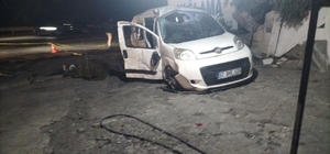 Osmaniye'ye düğüne gelenlerin içinde bulunduğu hafif ticari araç, tankerle...