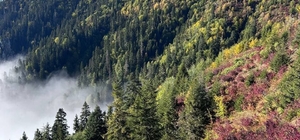 Kaçkar Dağları'nda iki mevsim bir arada yaşanıyor