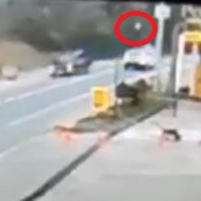 Rize´de motosiklet sürücüsünün öldüğü kaza kamerada