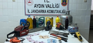 Aydın'da yayla evinden hırsızlık şüphelisi tutuklandı