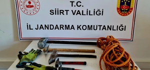 Siirt'te izinsiz kazı yapan 6 kişi yakalandı