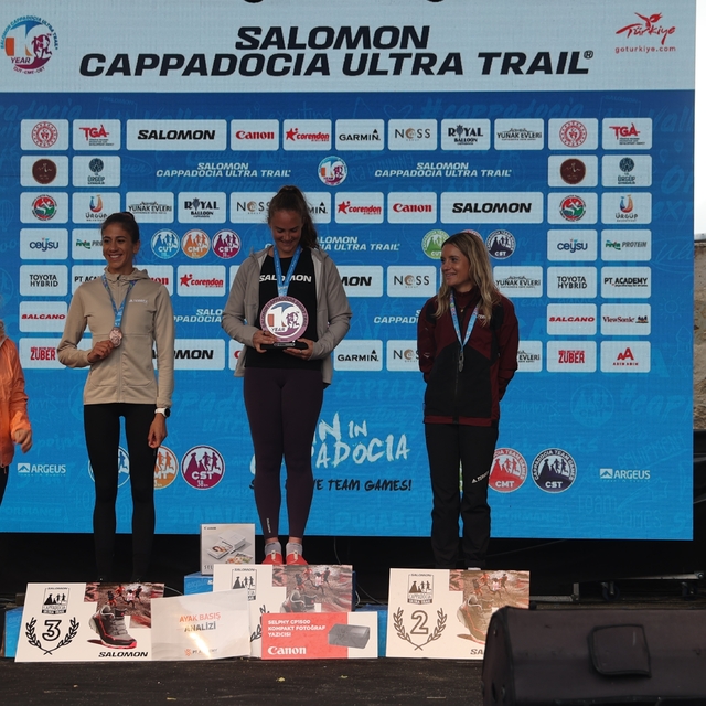 Salomon Kapadokya Ultra Trail Koşusu'nda ödül töreni düzenlendi