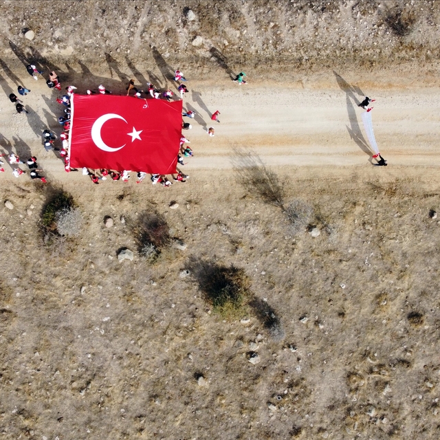 Çankırı'da "14. İstiklal Yolu Yürüyüşü" gerçekleştirildi