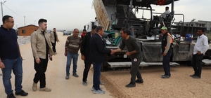 Şanlıurfa Valisi Şıldak, Akçakale yol yapım çalışmalarını inceledi