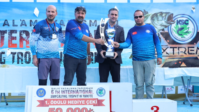 6. Uluslararası Surfcasting Balık Yakalama Yarışması Kocaeli'de yapıldı