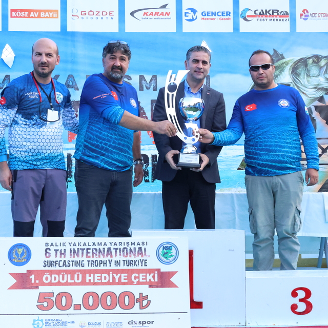 6. Uluslararası Surfcasting Balık Yakalama Yarışması Kocaeli'de yapıldı