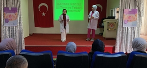 Aladağ'da öğretmen ve velilere kanser eğitimi verildi