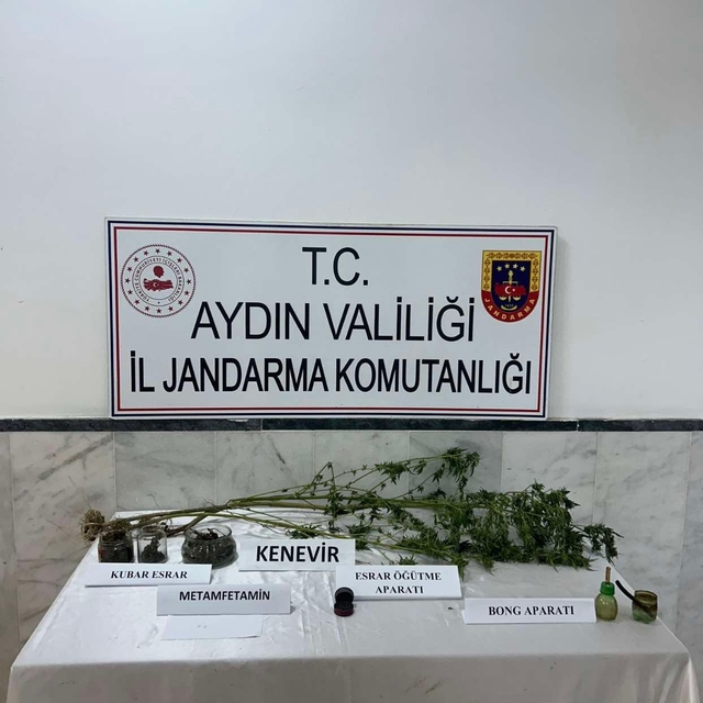 Aydın'daki uyuşturucu operasyonunda 2 kişi gözaltına alındı