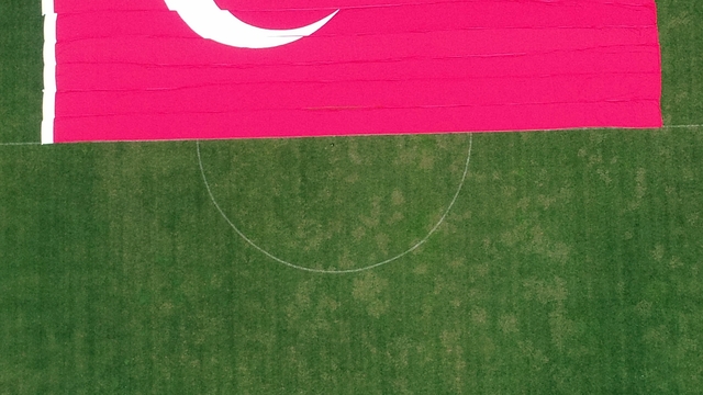 Kırklareli'nde 250 öğrenci, Atatürk'ün imzasının koreografisini oluşturdu