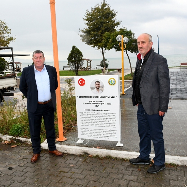 Depremde vefat eden Sergen Mudanya'nın ismi Alaplı'da yaşatılacak