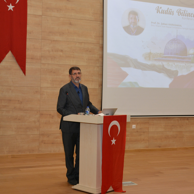 Mengen'de "Kudüs Bilinci" konferansı verildi