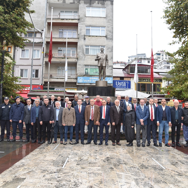 Giresun'da "19 Ekim Muhtarlar Günü" dolayısıyla tören düzenlendi