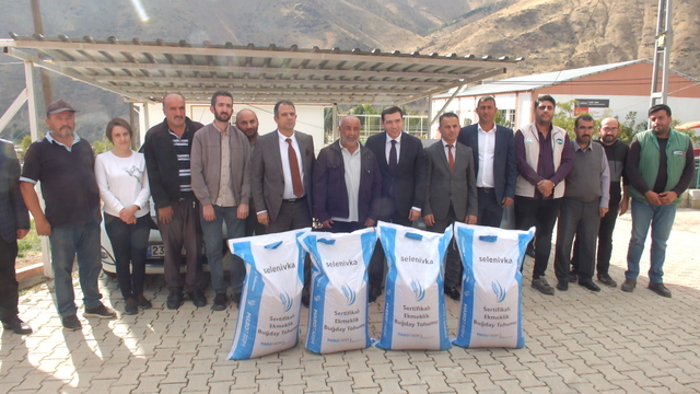 Keban'da çiftçilere yüzde 75 hibeli sertifikalı tohum desteği